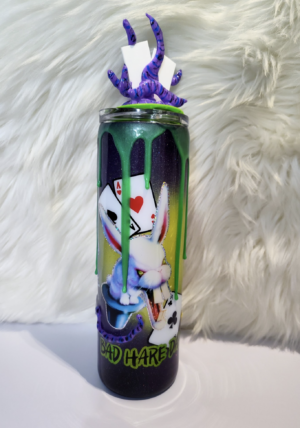 Go Eat Worms and Bad Hare Day Tumbler 30oz